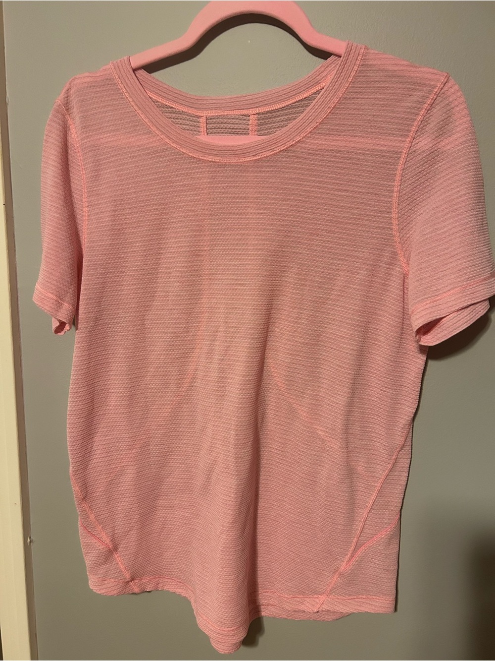 lululemon athletica Lightweight Pink Short Sleeve Tee